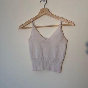 Brandy Melville knit crop top